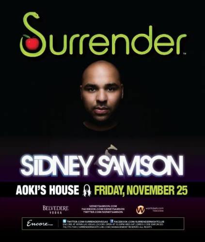 Sidney Samson @ Surrender (11/25)