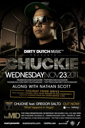 11.23 DJ Chuckie - Black Wednesday at The Mid