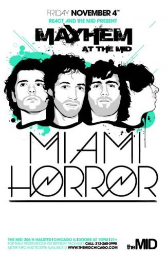 11.4 Miami Horror plays Mayhem at The Mid