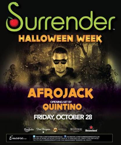 Afrojack @ Surrender (10/28)