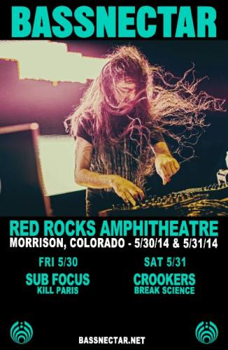 Bassnectar @ Red Rocks Amphitheatre (2 Nights)