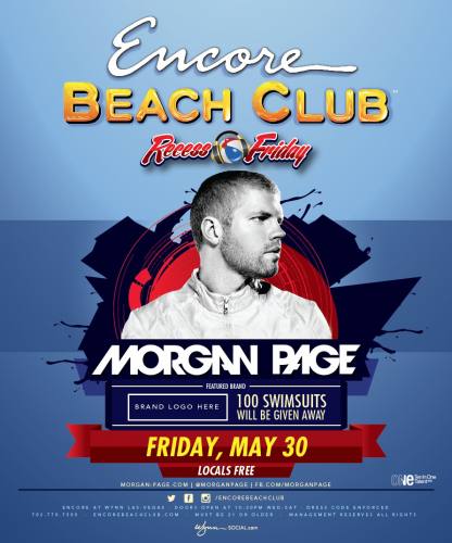 Morgan Page @ Encore Beach Club (05-30-2014)