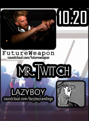 SEISMIC dubstep THUR_OCT 20 w/ FUTUREWEAPON, MR. TWITCH and LAZYBOY
