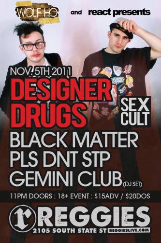 11.5 Designer Drugs at Reggies Rock Club