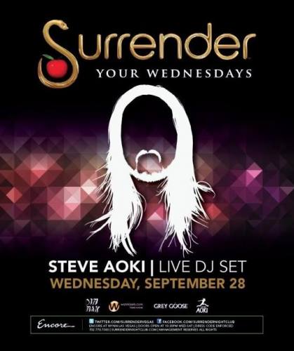 Steve Aoki @ Surrender (9/28)