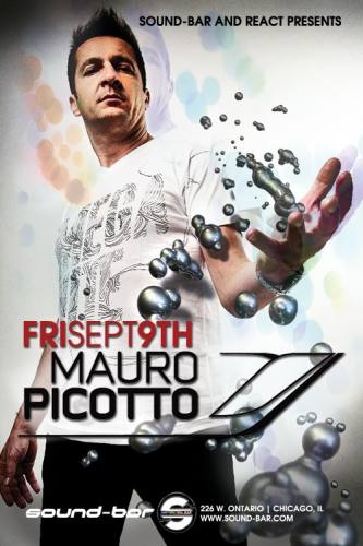 9.9 React Presents: Mauro Picotto at Soundbar :: no cover w/ rsvp