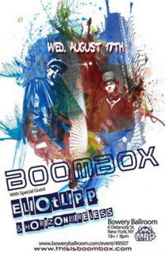 BoomBox / Eliot Lipp / Horizon Wireless @ Bowery Ballroom 8/17!