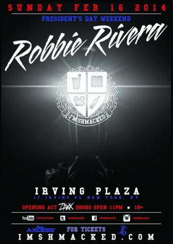 Robbie Rivera @ Irving Plaza