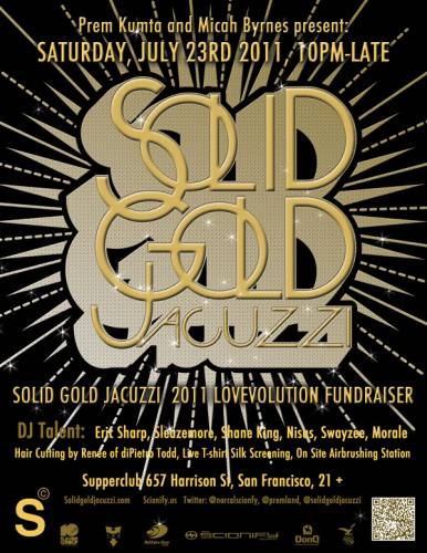 Solid Gold Jacuzzi 2011 LovEvolution Fundraiser