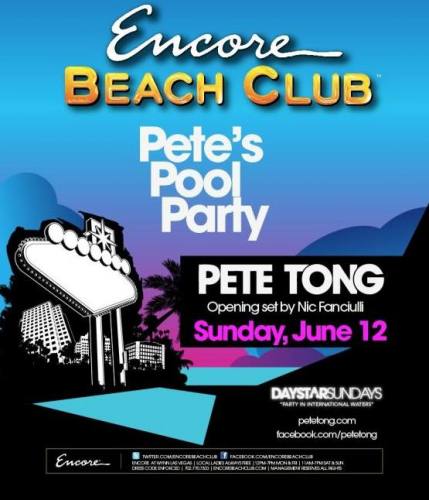 Pete Tong @ Encore Beach Club (6/12)