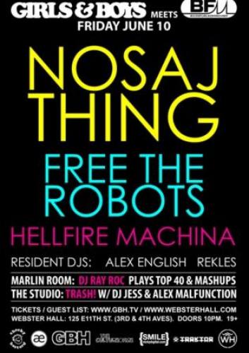 Nosaj Thing & Free the Robots @ Webster Hall