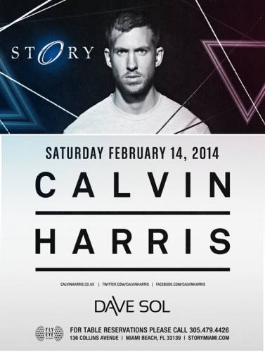 Calvin Harris @ STORY Miami (02-14-2014)