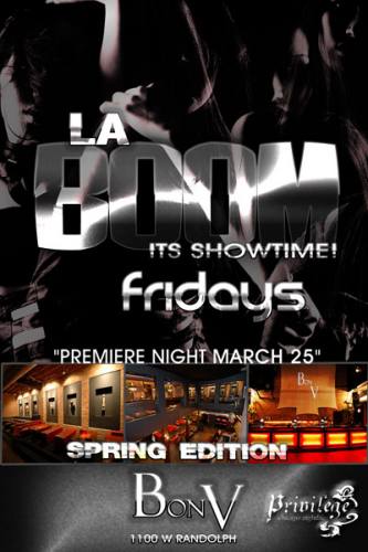 (HOT) LA BOOM Fridays at Bon V Nightclub Chicago!