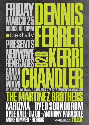 Neuwave Renegades & Giant Step present: Dennis Ferrer vs Kerri Chandler