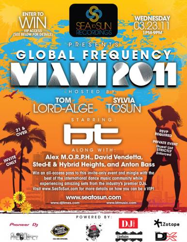 Sea to Sun Recordings presents Global Frequency Miami 2011 at TBA