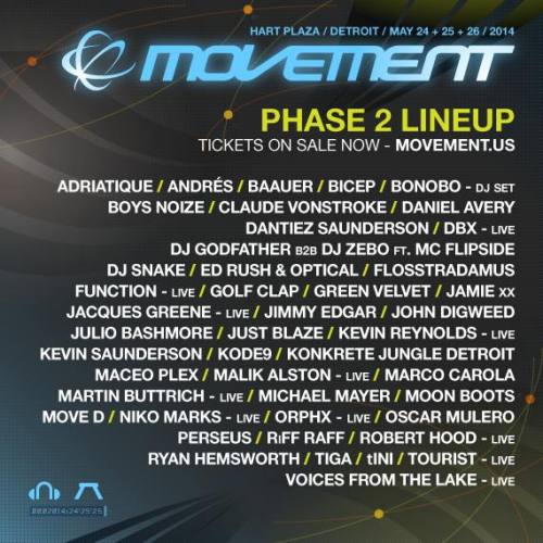 Movement Electronic Music Festival 2014