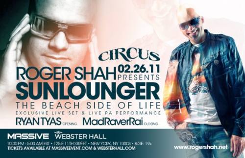 CIRCUS W/ Roger Shah presents SUNLOUNGER
