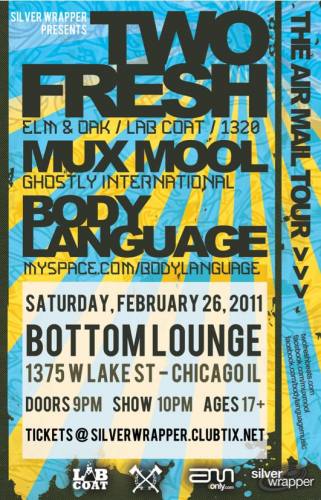 Two Fresh & Mux Mool @ Bottom Lounge