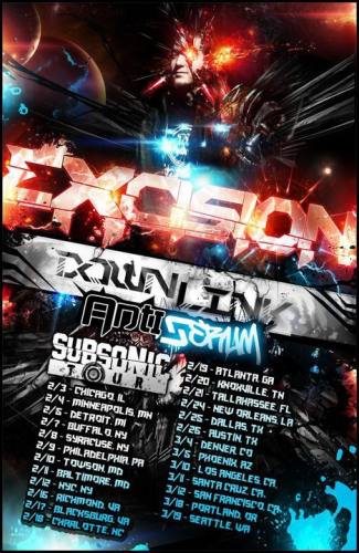 Excision Subsonic Tour in Tampa w/ Downlink & Antiserum