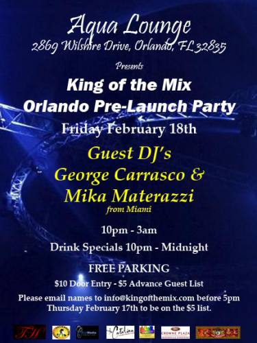 Pre-Launch Party for King of the Mix