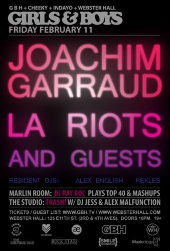 Joachim Garraud & LA Riots @ Webster Hall