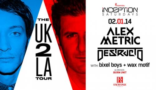 Inception with Alex Metric and Destructo at Exchange LA