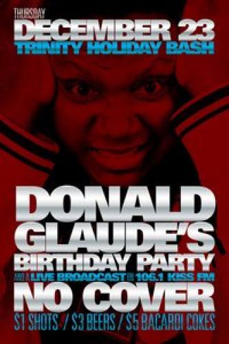 free.BASS w/ DONALD GLAUDE's Bday bash - no cover
