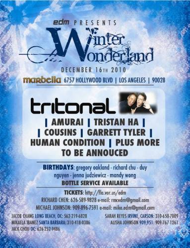 Winter Wonderland w/ Tritonal