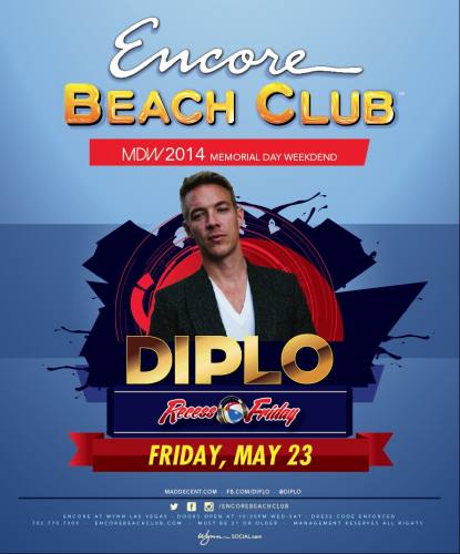 Diplo @ Encore Beach Club (05-23-2014)