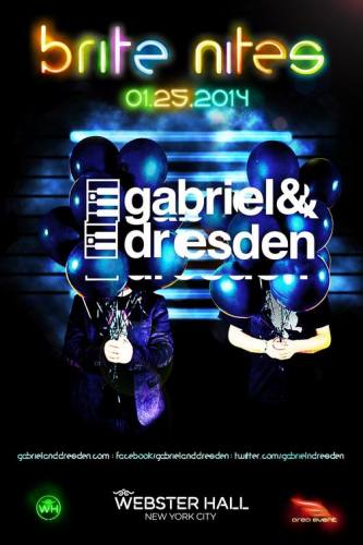 Gabriel & Dresden @ Webster Hall (01-25-2014)