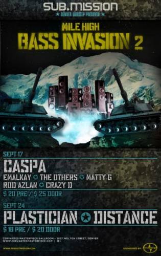 Sub.mission Presents BASS INVASION 2 with Caspa and the DUB POLICE