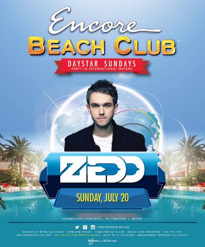 Zedd @ Encore Beach Club (07-20-2014)