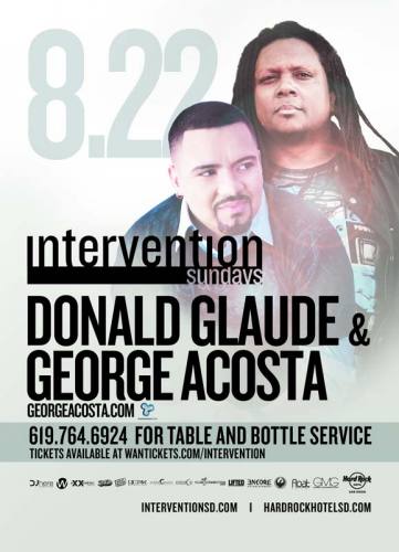DONALD GLAUDE & GEORGE ACOSTA @ Hard Rock - San Diego