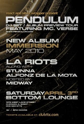 Pendulum @ Bottom Lounge