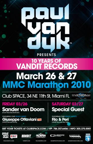PAUL VAN DYK presents 10 years of VANDIT Records