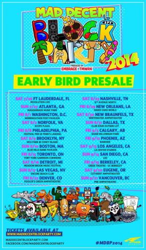 Mad Decent Block Party 2014 @ Whitewater Amphitheater