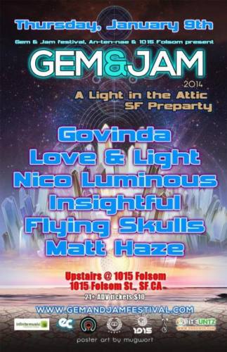Gem & Jam Preparty - A Light In The Attic (San Francisco, CA)