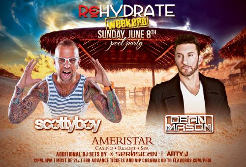 ReHydrate Pool Party featuring Scotty Boy and Dean Mason 6/8