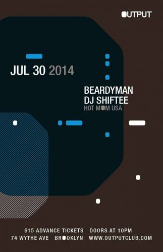 Beardyman, DJ Shiftee at Output