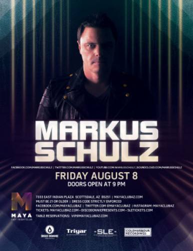 Markus Schulz @ Maya Day and Nightclub (08-08-2014)