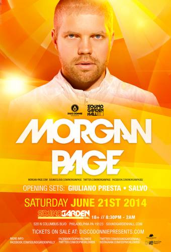 Morgan Page @ SoundGarden Hall (06-21-2014)