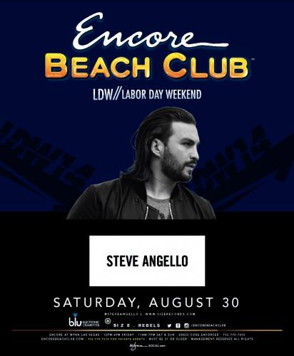 Steve Angello @ Encore Beach Club (08-30-2014)