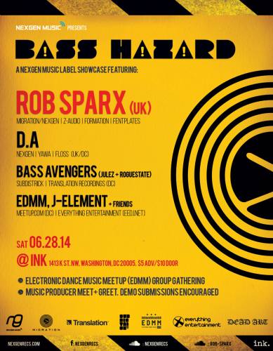 NEXGEN MUSIC presents Bass Hazard w/ ROB SPARX (UK)