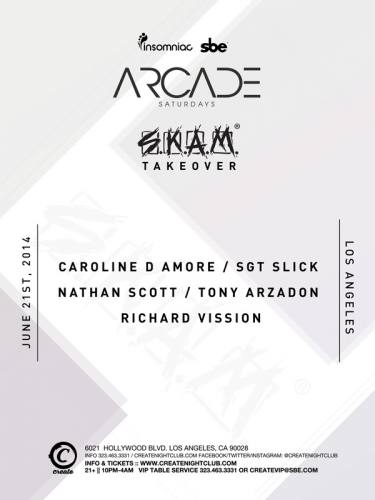 ARCADE SATURDAYS- S.K.A.M Artists Takeover  