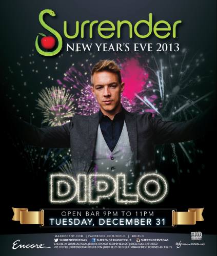 Diplo @ Surrender Nightclub (12-31-2013)