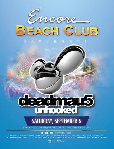 Deadmau5 @ Encore Beach Club (09-06-2014)