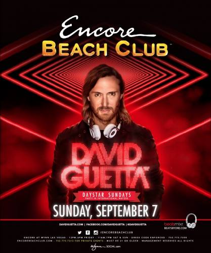 David Guetta @ Encore Beach Club (09-07-2014)