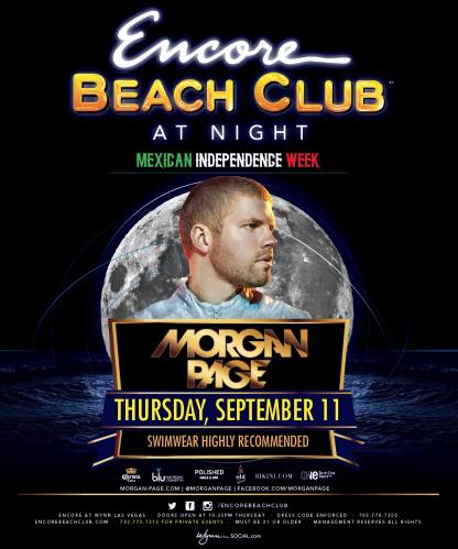 Morgan Page @ Encore Beach Club at Night