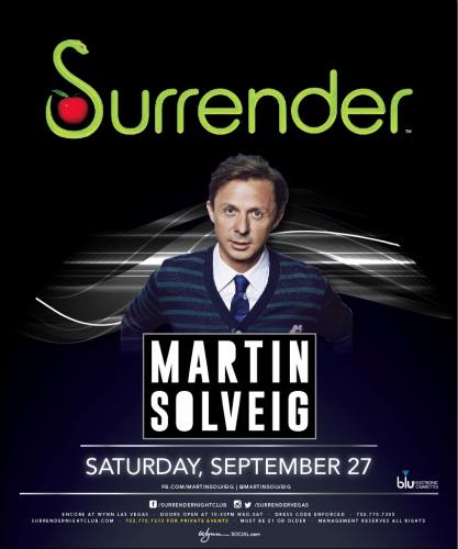 Martin Solveig @ Surrender Nightclub (09-27-2014)