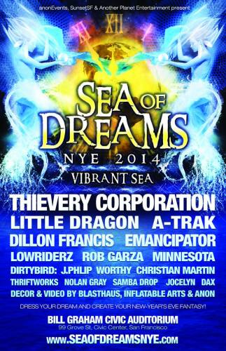 SEA of DREAMS NYE 2014: VibrantSea